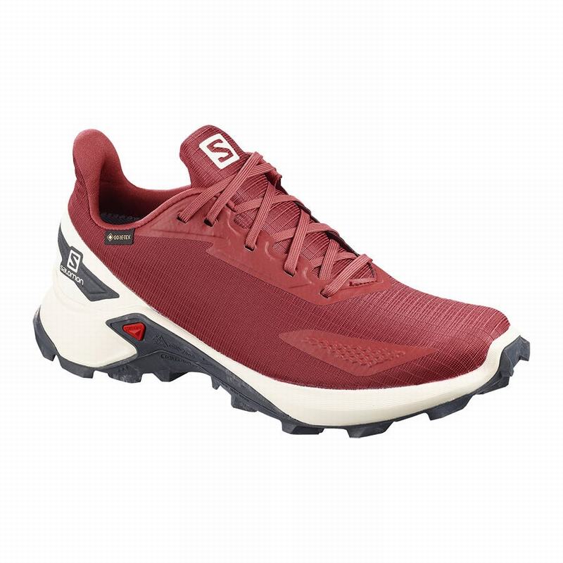 Buty Do Biegania W Terenie Damskie Salomon ALPHACROSS BLAST GTX W - Czerwone - Polska (451-MCTIAP)